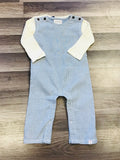 Me & Henry Edisto Romper Navy Stripe