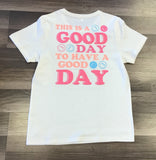 Paper Flower "Smile, Good Day" Tee