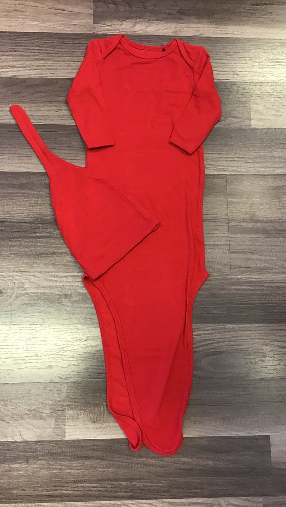 Tickety-Boo Knotted Gown Red