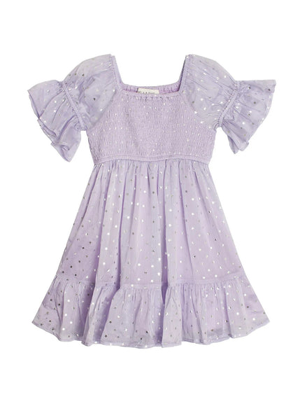 isobella and chloe purple dress Ruffle Horizontal Stripe Purple Girl Dress by Isobella And Chloe 5