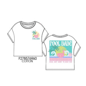 Paper Flower Pool Babe Tee