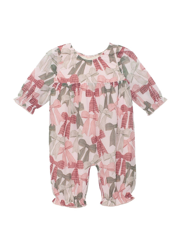 Mabel & Honey Bow-tiful Romper