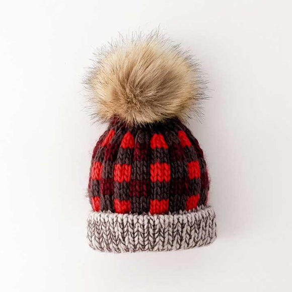 Huggalugs Buffalo Red Check
