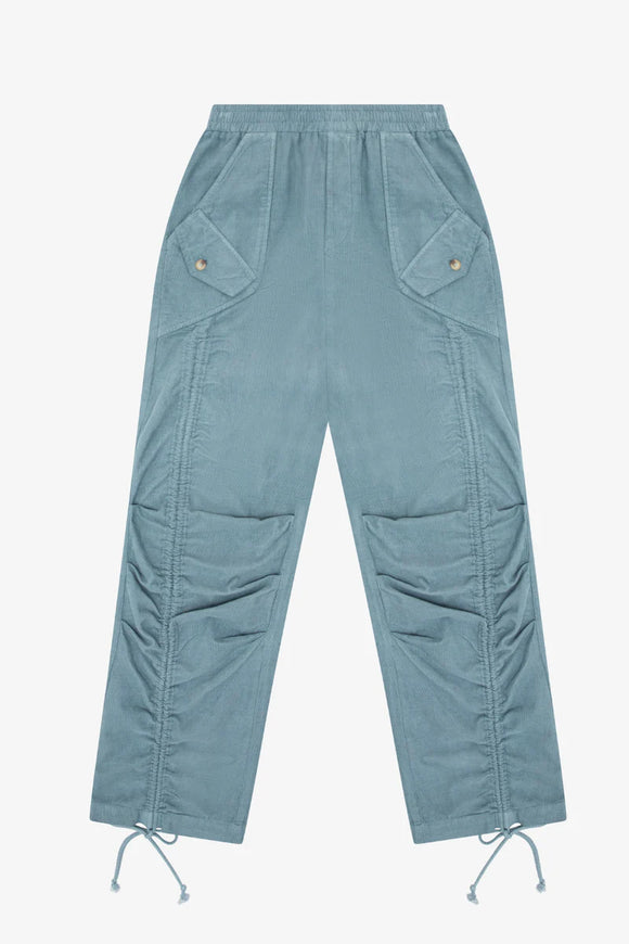 Tenly Cord Utility Ruched Pant in Vertigo Feline