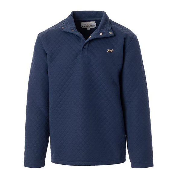 Fieldstone Diamond Patterned Pullover Navy