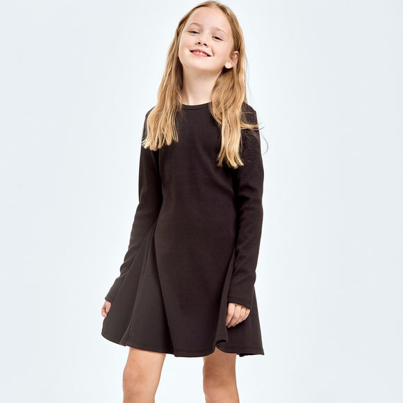 Good Girl Flare Dress in Black