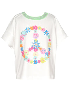 Baby Sara Floral Peace Graphic Tee