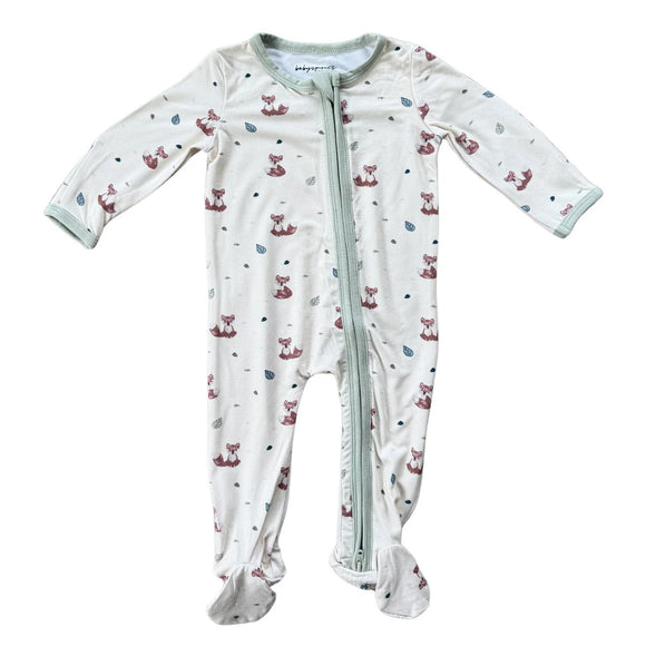 Baby Sprouts Fox Footie