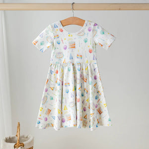Nola Tawk Happy Birthday Cotton Twirl Dress
