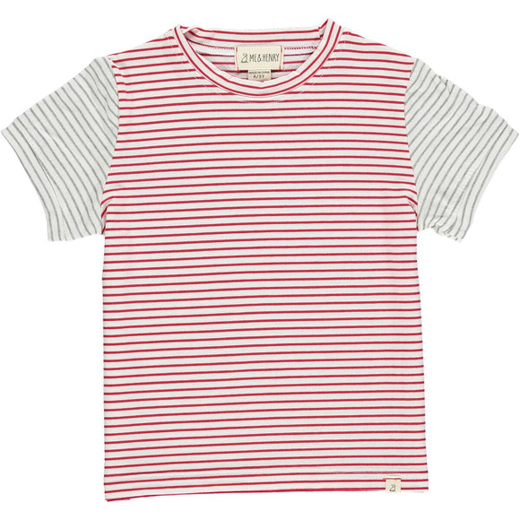 Me and Henry Hastings Red Stripe Tee