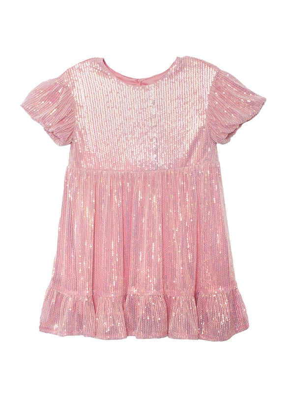 pink glitz dress sequins for dress Glitz & Glamour Dress in Pink Sequins