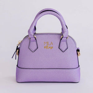 Mila & Rose Lavender Glitter Purse