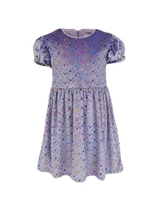 Lola Lavender Sky Velour Dress