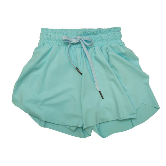 Belle Cher Light Blue Butterfly Shorts