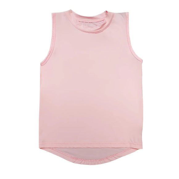 Belle Cher Light Pink High/Low Tank