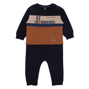 Nano Navy Romper