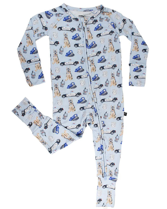 Lev Baby Officer Poppy Convertible Romper