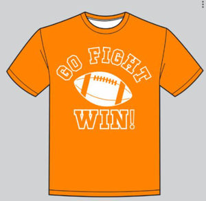 Belle Cher  Orange Go Fight Win Tee