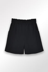 Mini Molly Paper Bag Shorts in Black