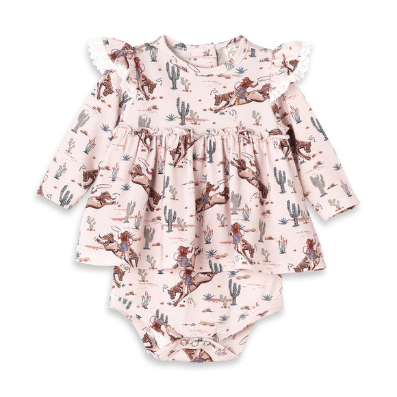Tesa Babe Prarie Princess Ruffle Skirt Bodysuit