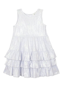 Isobella & Chloe Purple Star Tiered Dress