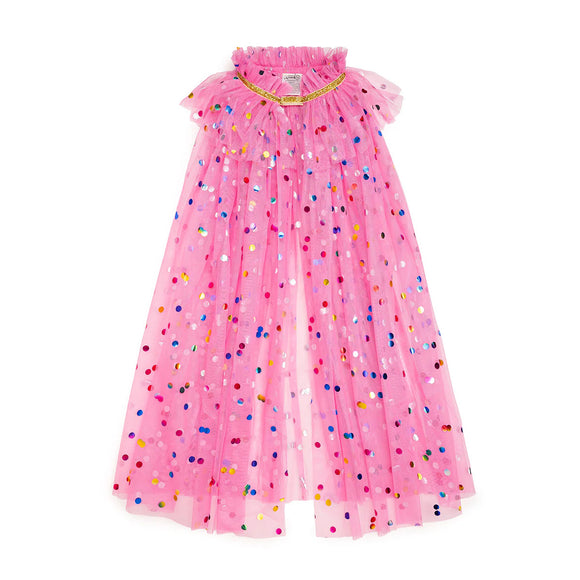 Sweet Wink Raspberry Confetti Cape