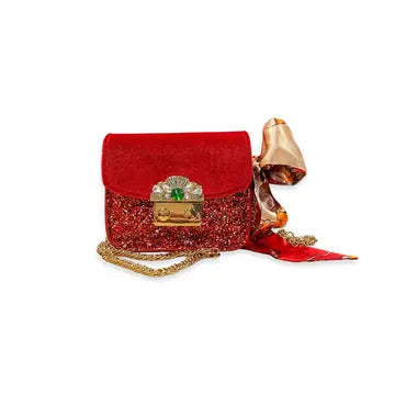 Doe a Dear Red Mini Square Purse