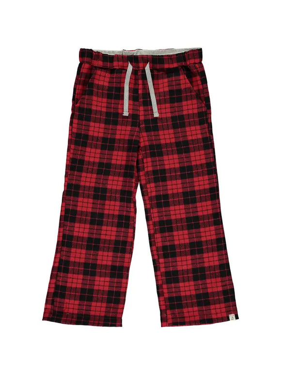 Me and Henry Rockford Lounge Pant in Red and Black plaid