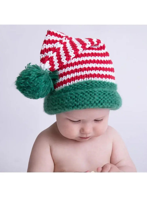 Huggalugs Santa Candy Stripe Stocking Hat