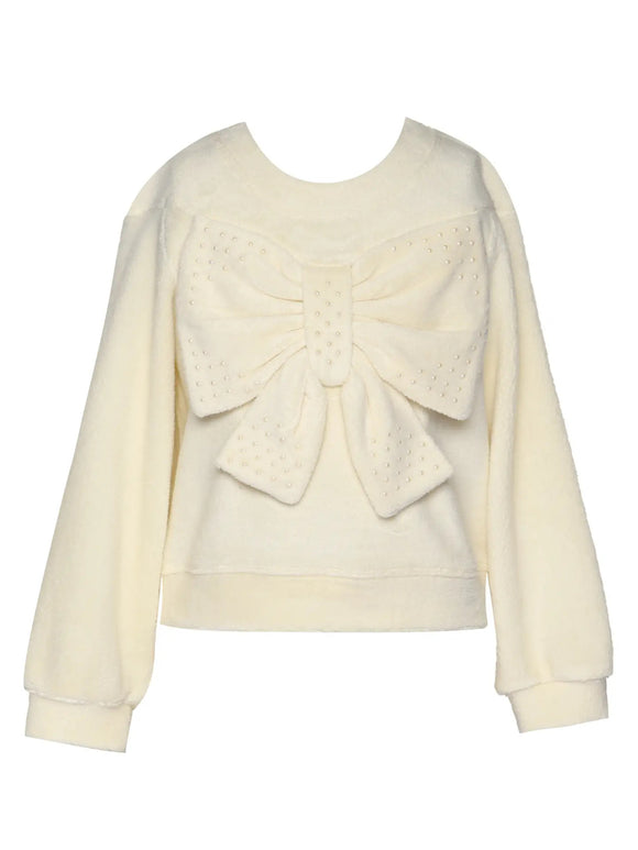 Baby Sara Sherpa Bow Top