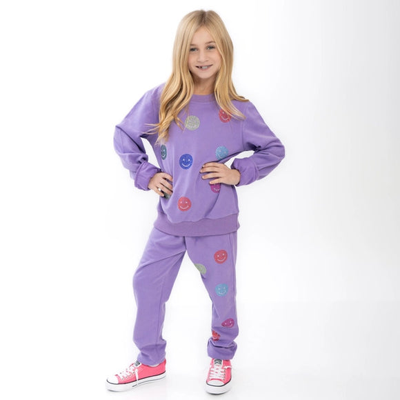 Tweenstyle by Stoopher Smiley Sweatsuit