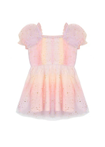Isobella & Chloe Sprinkles Puff Sleeve Dress