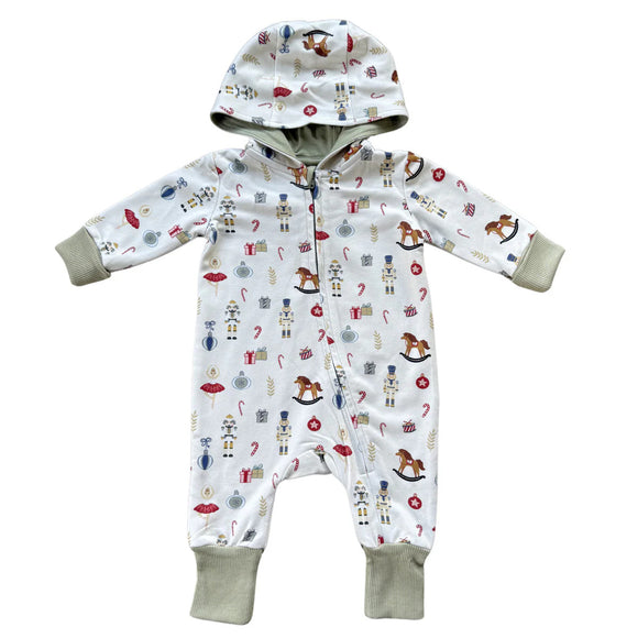 Baby Sprouts Terry Zip in Nutcracker
