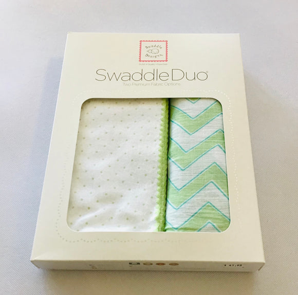 Swaddle Designs Dot and Zig Zag boxed set of 2