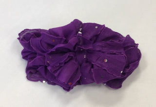 In Awe Headband - Bright Purple Sequin