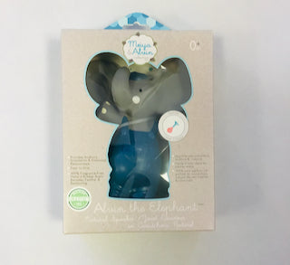 Meiya & Alvin Alvin the Elephant - All Rubber Squeaker Toy