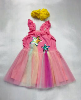 Baby Sara Shooting Star Themed Tutu Dress