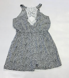 Mini Molly Lace Girls Playsuit