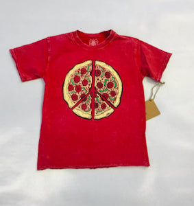 Wes and Willy Pizza Peace Tee