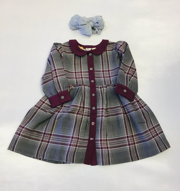 Ren and Rouge Sweet Pea Plaid Dress