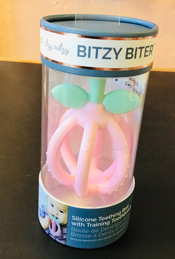 Itzy Ritzy BITZY BITER™ TEETHING BALL & TRAINING TOOTHBRUSH
