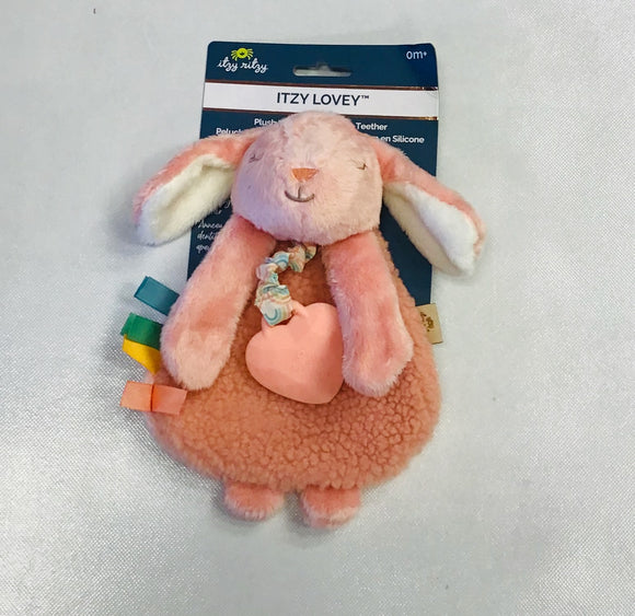 Itzy Ritzy Bunny ITZY LOVEY™ PLUSH AND TEETHER TOY