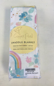 Copper Pearl Swaddle Blanket "Whimsy"