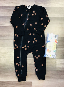 Miles the Label  Basketball Terry Romper