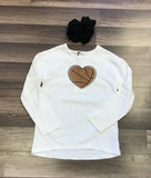 Miles the Label Basketball Heart Tee