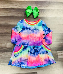 Baby Sara Tie Dye Rhinestone Dress